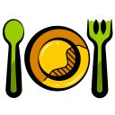 Šťastné děti - lesní školka - ikona - oběd