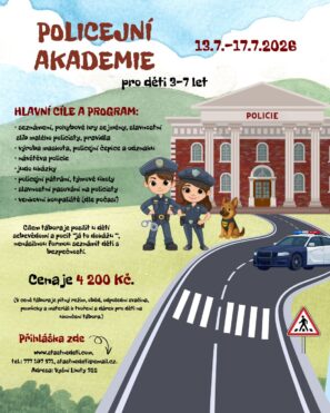 Šťastné děti - tábor 2026 Policejní akademie